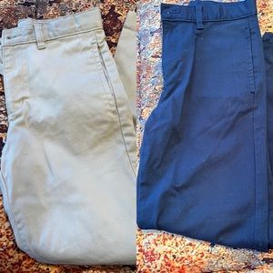 Little Boys Wonder Nation Size 12 Khaki And Navy Dress Pants